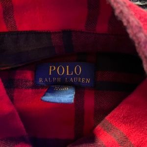 Plad black and red polo Ralph Lauren button up